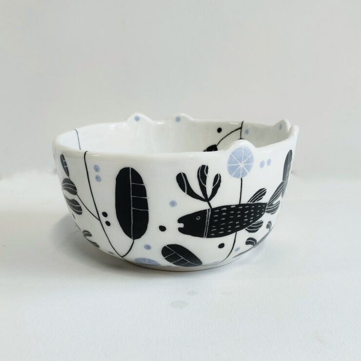 Underwater garden, Salad bowl, Big size